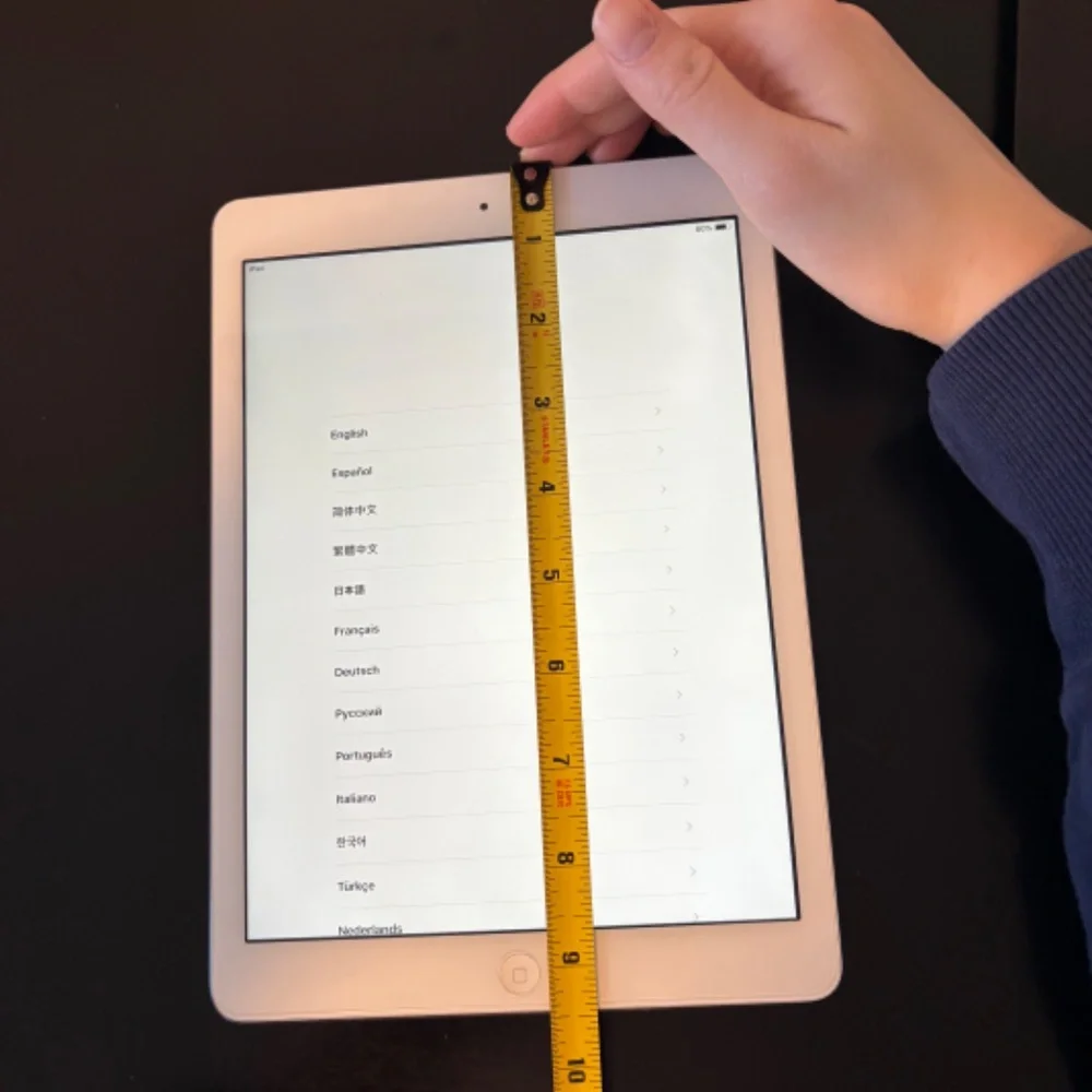 iPad Air 1st generation with accessories